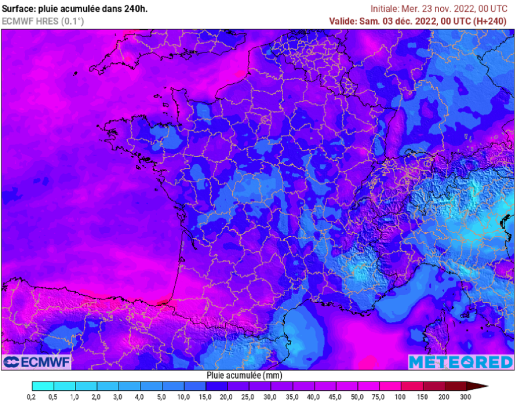 La pioggia prevista per i primi di dicembre sarà particolarmente gradita, lasciando il posto a un potente uragano.