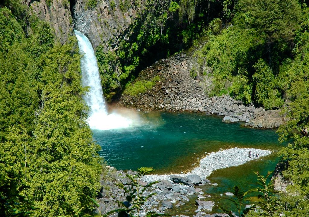 Parque Nacional Radal Siete Tazas.