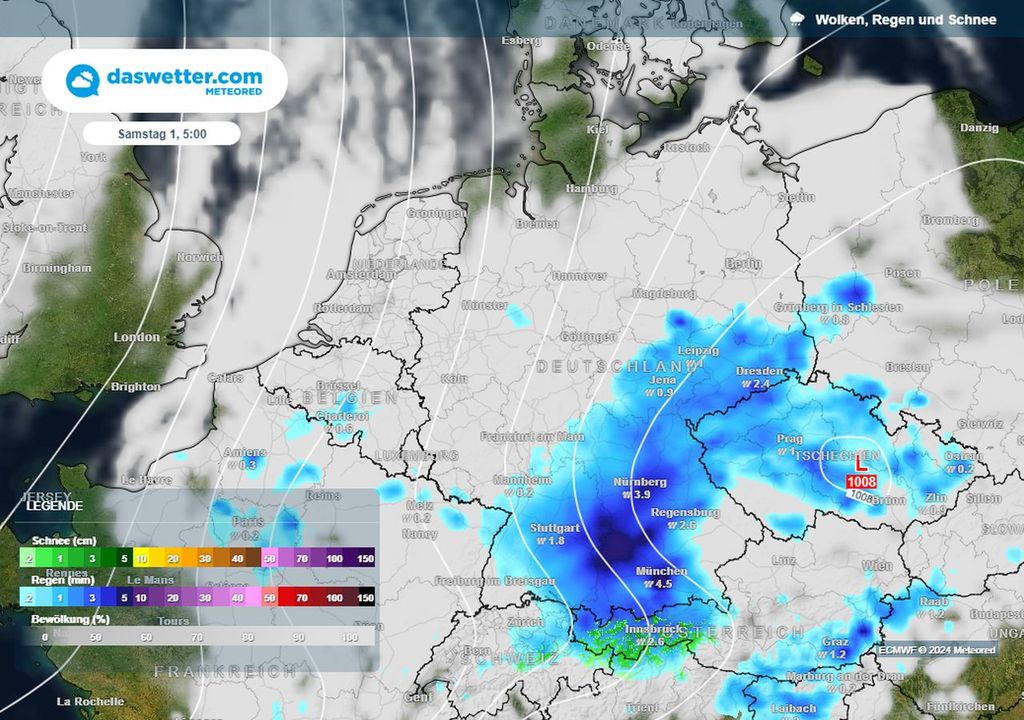 Wetterlage, Samstag, ecmwf Wetterlage, Samstag, ecmwf