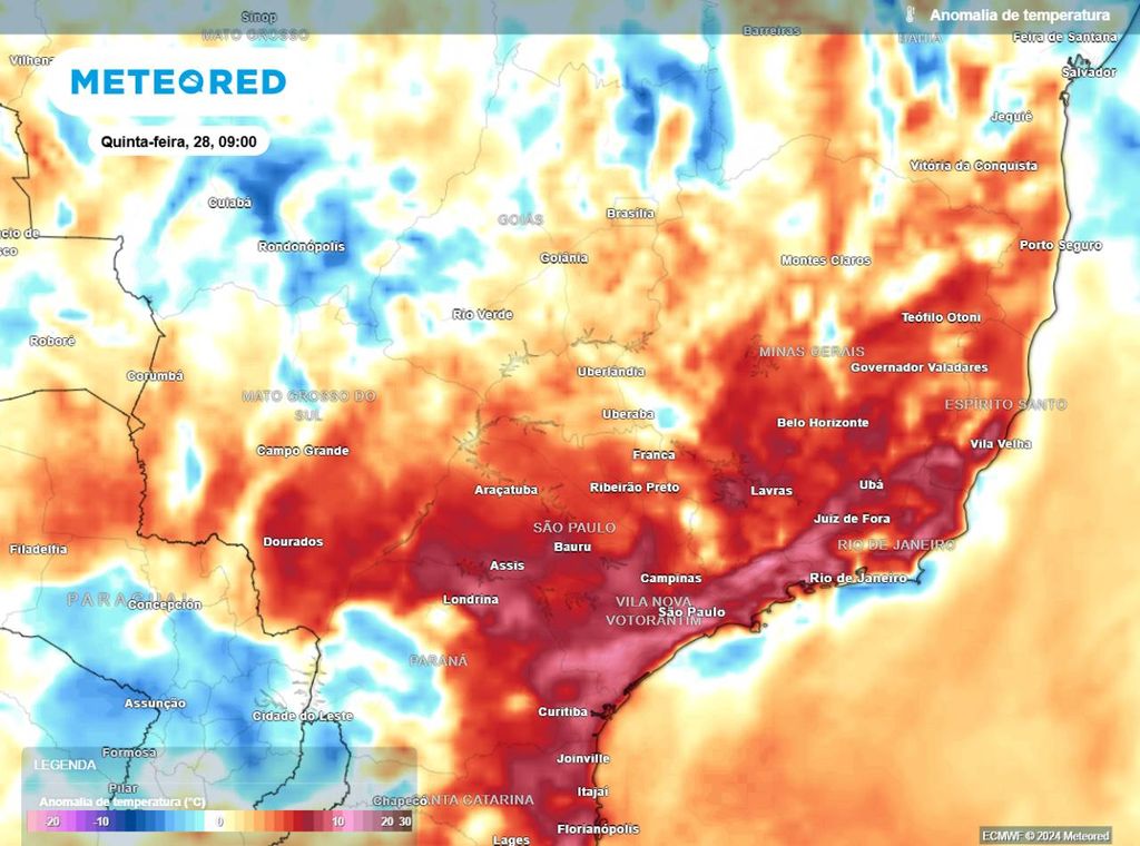 anomalias temperatura em 850hPa