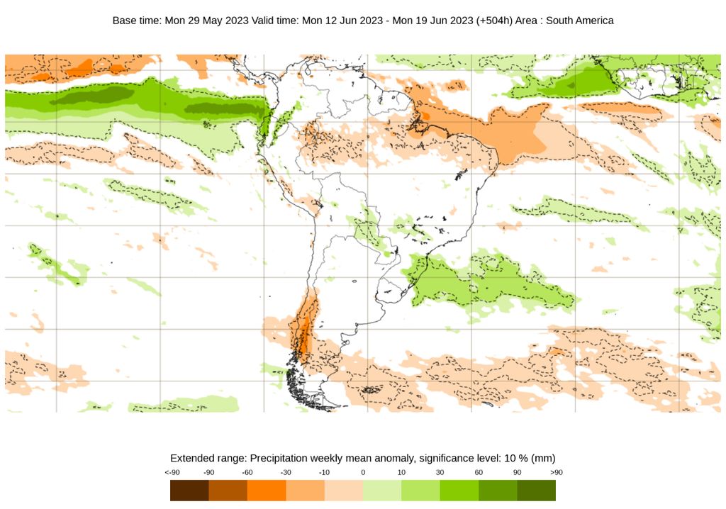 retorno chuvas no Sul
