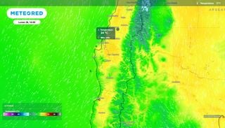 Regresan las "lluvias tropicales" a Chile centro-sur: el lunes llover&aacute; con 25 &deg;C y probables tormentas en estas regiones