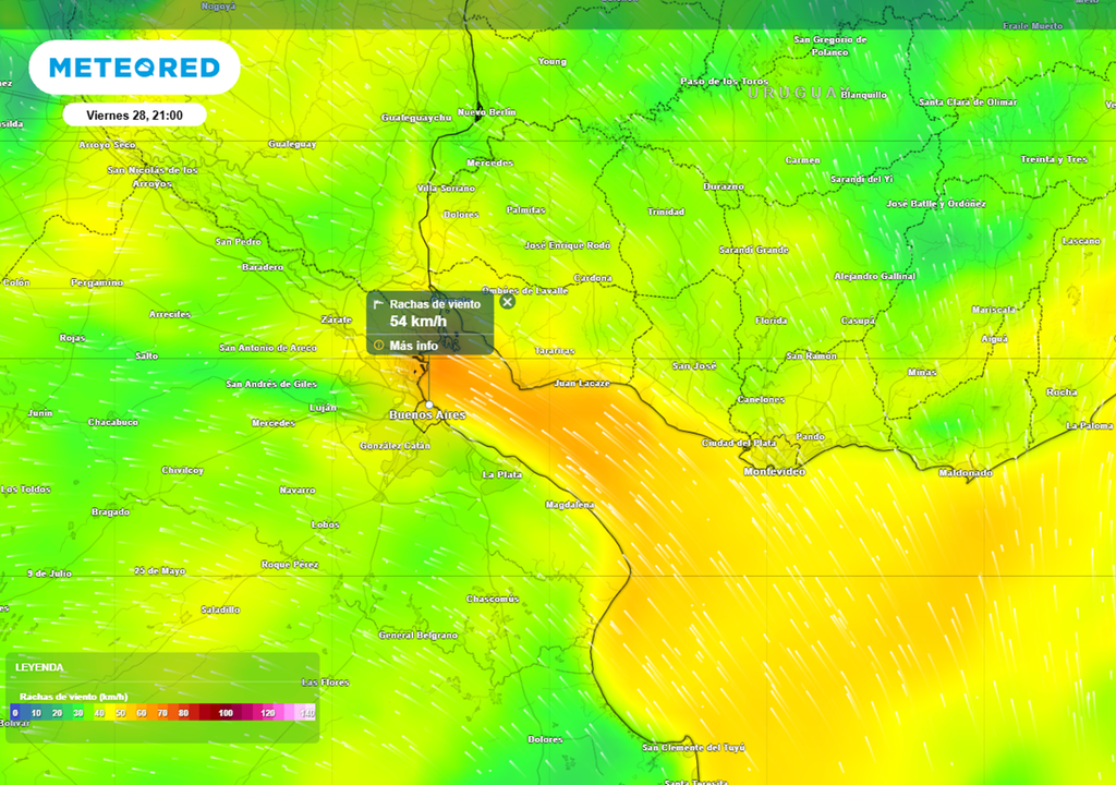 pronóstico de viento sudeste con crecida del río de la plata pronóstico de viento sudeste con crecida del río de la plata