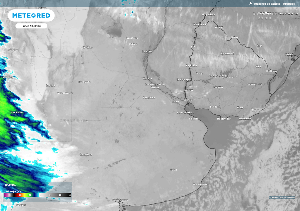 Buenos Aires AMBA pronóstico tiempo clima Este lunes 12 será la jornada más soleada de la semana en el AMBA.