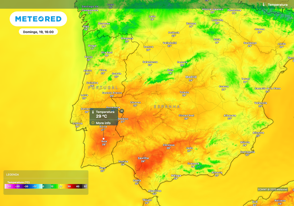 Temperaturas até 30 ºC no centro e sul durante o fim de semana, apesar da mudança do estado de tempo a partir de domingo. Temperaturas até 30 ºC no centro e sul durante o fim de semana, apesar da mudança do estado de tempo a partir de domingo.