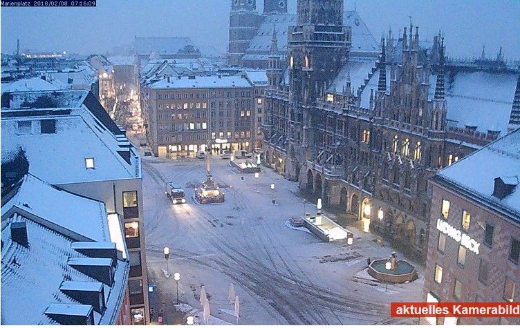 München im Schnee