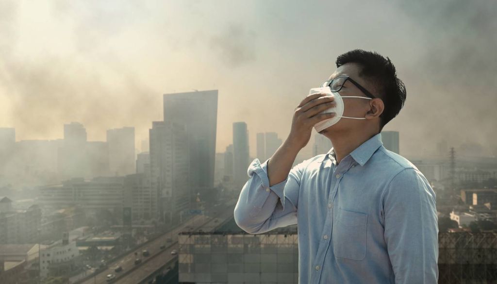 Poluição Em 2025, a exposição à poluição atmosférica exterior provocada pelo homem esteve associada a 6,4 milhões de mortes prematuras em todo o mundo