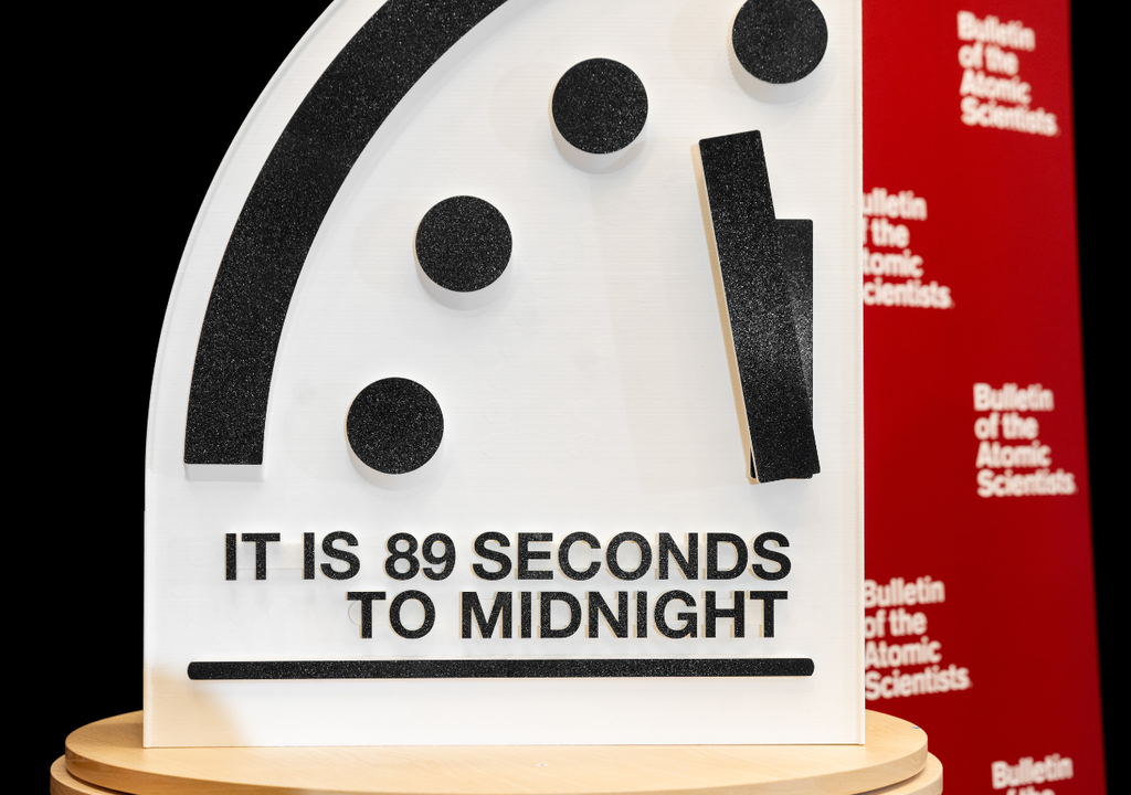 El Reloj del Juicio Final (Doomsday Clock) fue creado en 1947 y desde entonces se ajusta según la vulnerabilidad del planeta. Imagen: BAS.