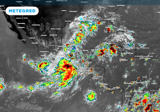 Remanentes de la depresión tropical Once-E seguirán generando lluvias torrenciales en México