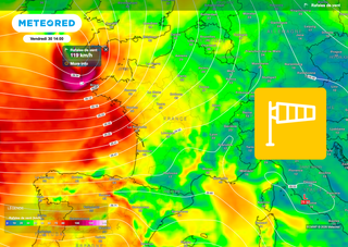 Renforcement des rafales de vent : voici les pr&eacute;visions m&eacute;t&eacute;o de ces prochains jours