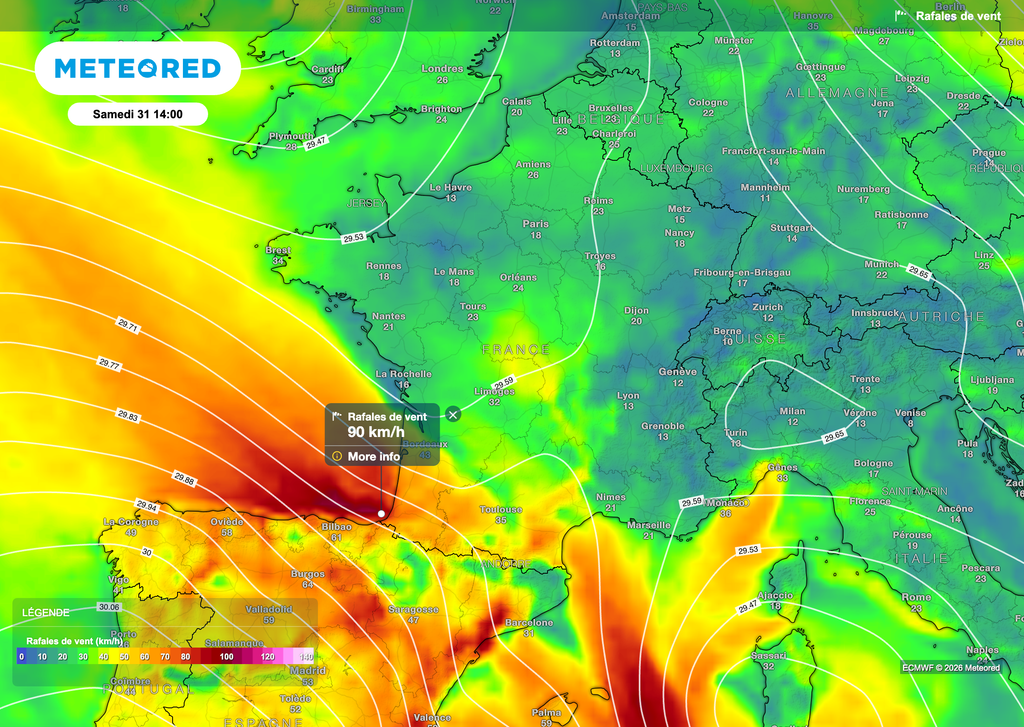 Du vent encore bien présent demain samedi dans l'extrême sud du pays. Du vent encore bien présent demain samedi dans l'extrême sud du pays.