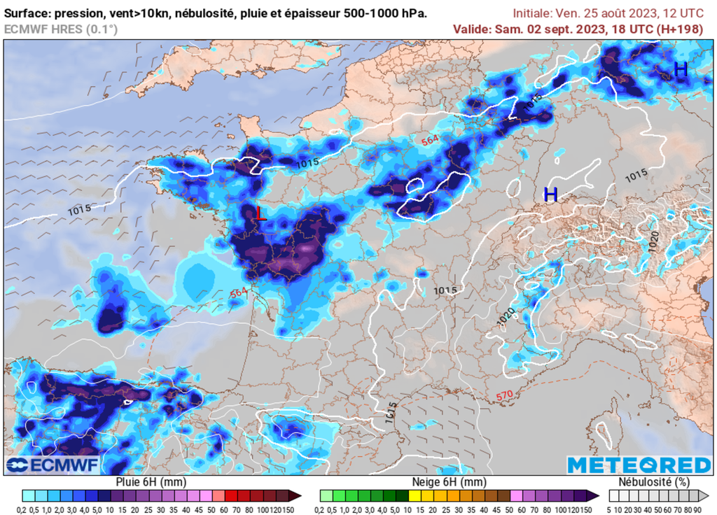 Le week-end prochain s'annonce orageux sur de nombreuses régions de France.