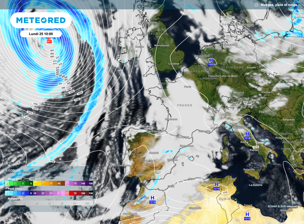 Retour d'un peu de chaleur en raison de l'approche de l'ex-ouragan Erin vers les îles britanniques.