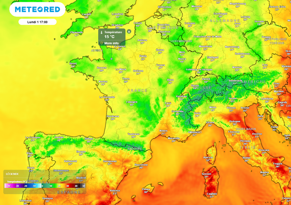 Les températures seront souvent inférieures aux normales de saison en cours de journée.