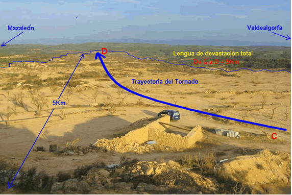 Reportaje Sobre Los Efectos Del Tornado Asociado A La Supercélula De Alcañiz (Teruel) Del 23 De Julio Del 2003 Reportaje Sobre Los Efectos Del Tornado Asociado A La Supercélula De Alcañiz (Teruel) Del 23 De Julio Del 2003
