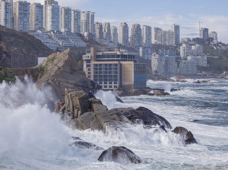 Temporal en Viña del Mar Temporal en Viña del Mar