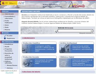 Repositorio Arcimis de AEMET
