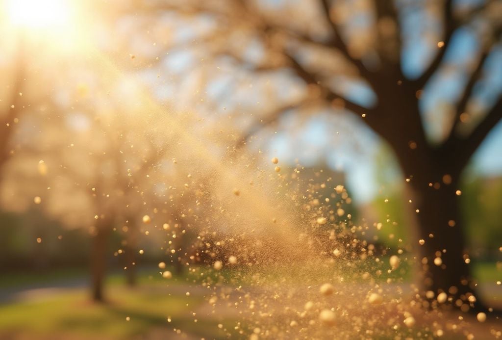 Las jacarandás y bugambilias, son árboles que producen grandes cantidades de polen durante su floración en temporada de primavera.