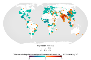 Respiración complicada para los habitantes de las ciudades: partículas