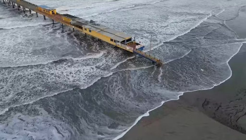 Marinha emitiu alerta de ressaca para a costa do Rio Grande do Sul. Foto: Divulgação/Onda Sul