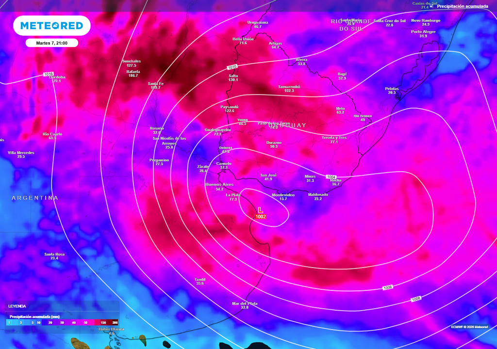 Tiempo Argentina pronóstico clima Semana Santa Pascuas alerta tormentas fuertes SMN ciclogénesis Una ciclogénesis empieza a tomar fuerza en los pronósticos del comienzo de la próxima semana.