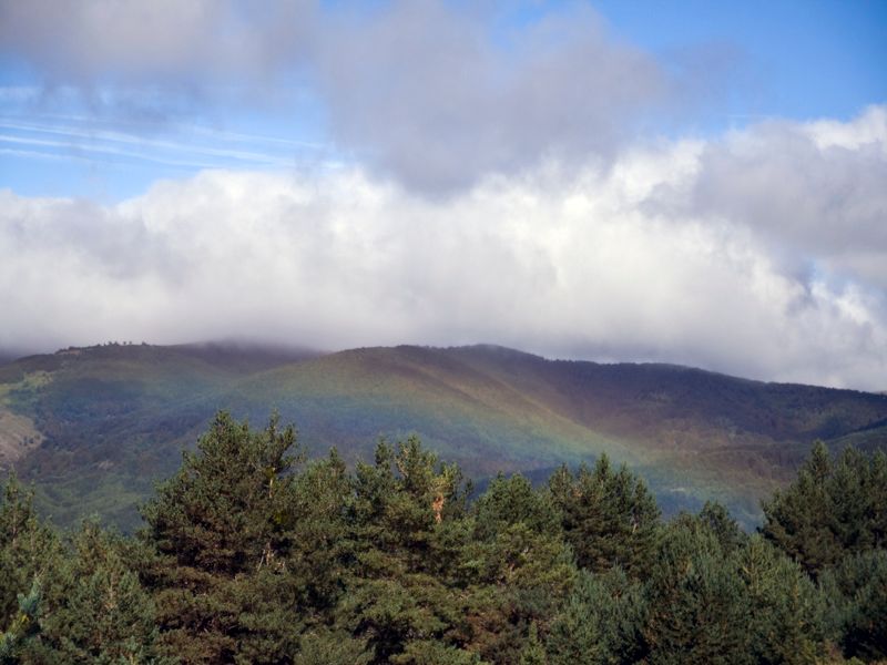 Resultado Del Concurso Fotográfico De Septiembre 2013 En Meteored Arco iris plano Autor: HCosmos