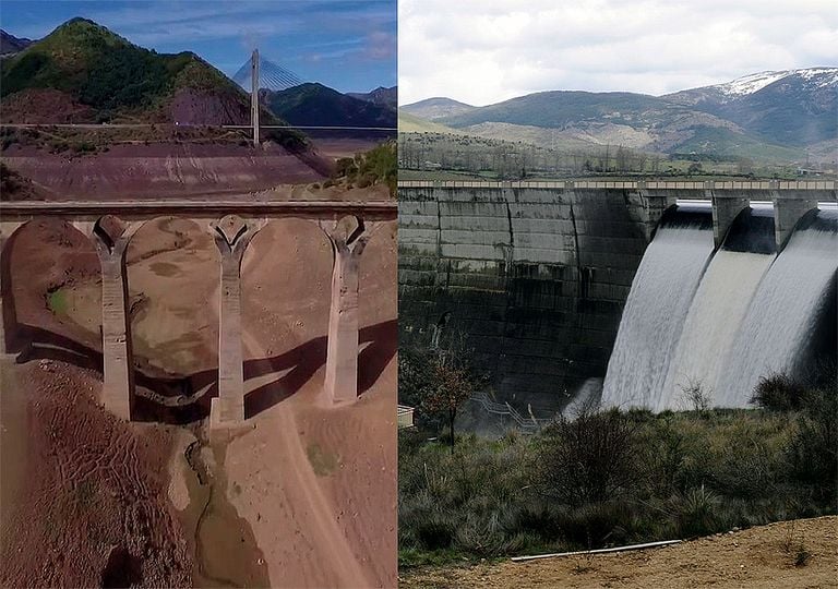 Lluvias de otoño recuperan embalses del norte peninsular y palian la sequía Lluvias de otoño recuperan embalses del norte peninsular y palian la sequía