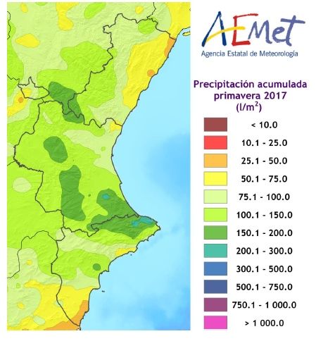 Resumen Climático De La Primavera 2017 En La Comunidad Valenciana Resumen Climático De La Primavera 2017 En La Comunidad Valenciana