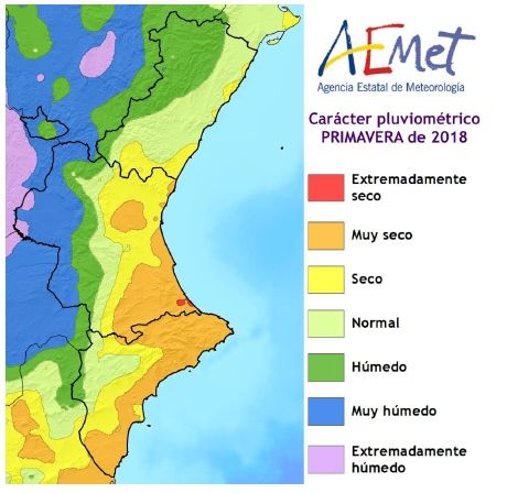 Resumen Climático De La Primavera 2018 En La Comunidad Valenciana Resumen Climático De La Primavera 2018 En La Comunidad Valenciana