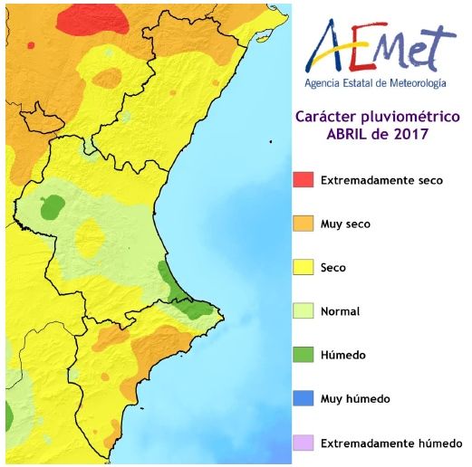 Resumen Climático Del Mes De Abril De 2017 En La Comunidad Valenciana Resumen Climático Del Mes De Abril De 2017 En La Comunidad Valenciana