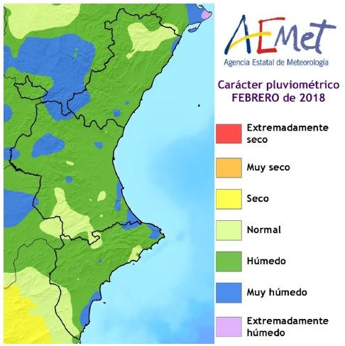 Resumen Climático Del Mes De Febrero De 2018 En La Comunidad Valenciana: Húmedo Y Muy Frío Resumen Climático Del Mes De Febrero De 2018 En La Comunidad Valenciana: Húmedo Y Muy Frío