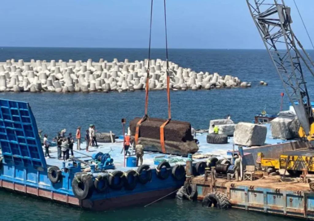 El hallazgo de las piezas del Faro de Alejandría es parte de un proyecto para reconstruir esta Maravilla Antigua de forma digital. Foto: Gentileza GEDEON Programmes
