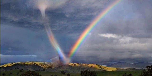 Retoque Fotográfico Severo Y Extremo: Tornado-Arco Iris
