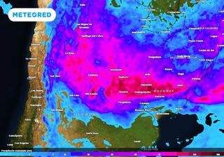 Retornan las lluvias de +100 mm a la región central de Argentina