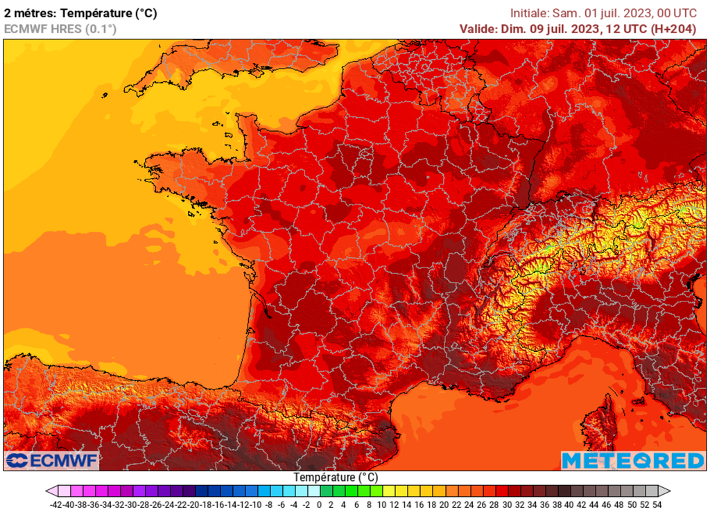 Plus de 30°C annoncés pour votre prochain week-end. Des pointes à 35°C sont également possibles d'ici quelques jours en France.