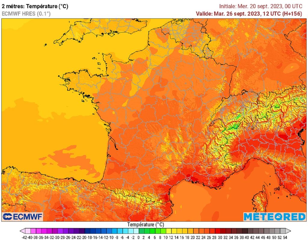 En début de semaine prochaine, les maximales atteindront voire dépasseront ponctuellement la barre des 30°C à l'ombre ! En début de semaine prochaine, les maximales atteindront voire dépasseront ponctuellement la barre des 30°C à l'ombre !