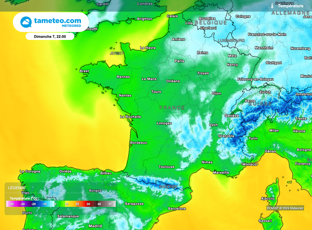 Retour de fréquentes gelées sur la France dès le courant de week-end, essentiellement à partir de dimanche par le Nord-Est. Retour de fréquentes gelées sur la France dès le courant de week-end, essentiellement à partir de dimanche par le Nord-Est.