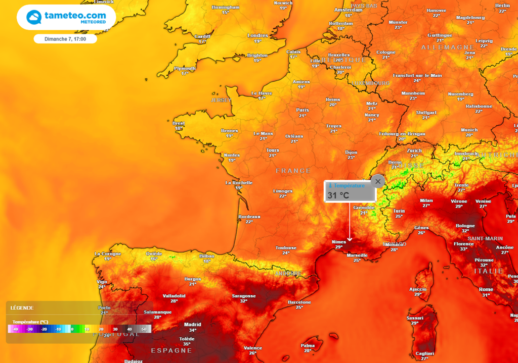 Hormis dans le sud-est, la chaleur ne dominera pas au cours des prochains jours en France.