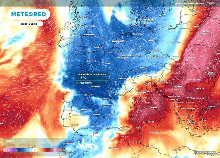 Retour de la fra&icirc;cheur : 5&deg;C attendus en France jeudi matin, d&eacute;couvrez les r&eacute;gions o&ugrave; il fera le plus frais