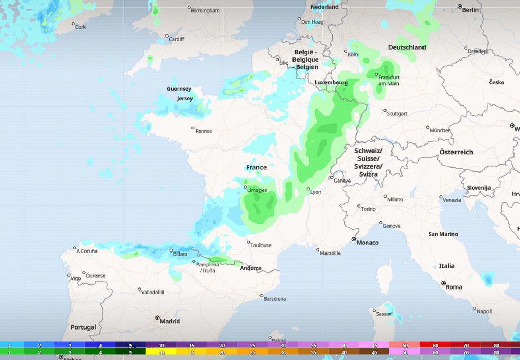 Au passage d'une nouvelle perturbation, un épisode de neige jusqu'en plaine est attendu dans le quart nord-est du pays.