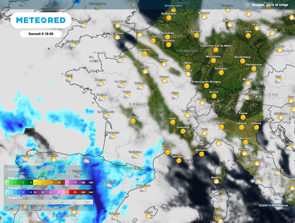 Le soleil résistera à l'est et nord-est demain samedi.