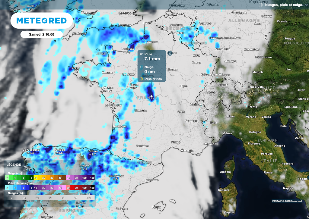 Les orages se formeront dans l'ouest puis plus à l'est durant ce week-end.