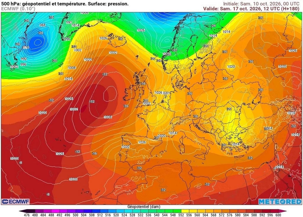 Goutte froide Une goutte froide pourrait glisser sur la France en fin de semaine, celle-ci circulant sous les hautes pressions s'affirmant près des îles britanniques