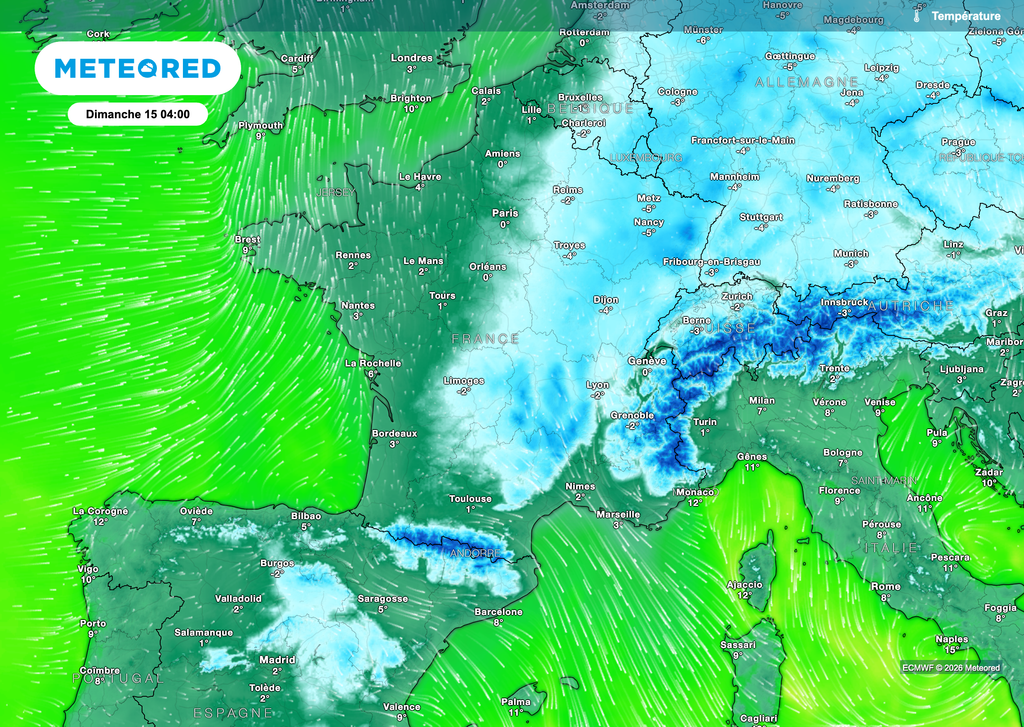 Des gelées bien présentes surtout dimanche matin (d'autres sont prévues dans la nuit de vendredi à samedi matin, prudence sur les routes).