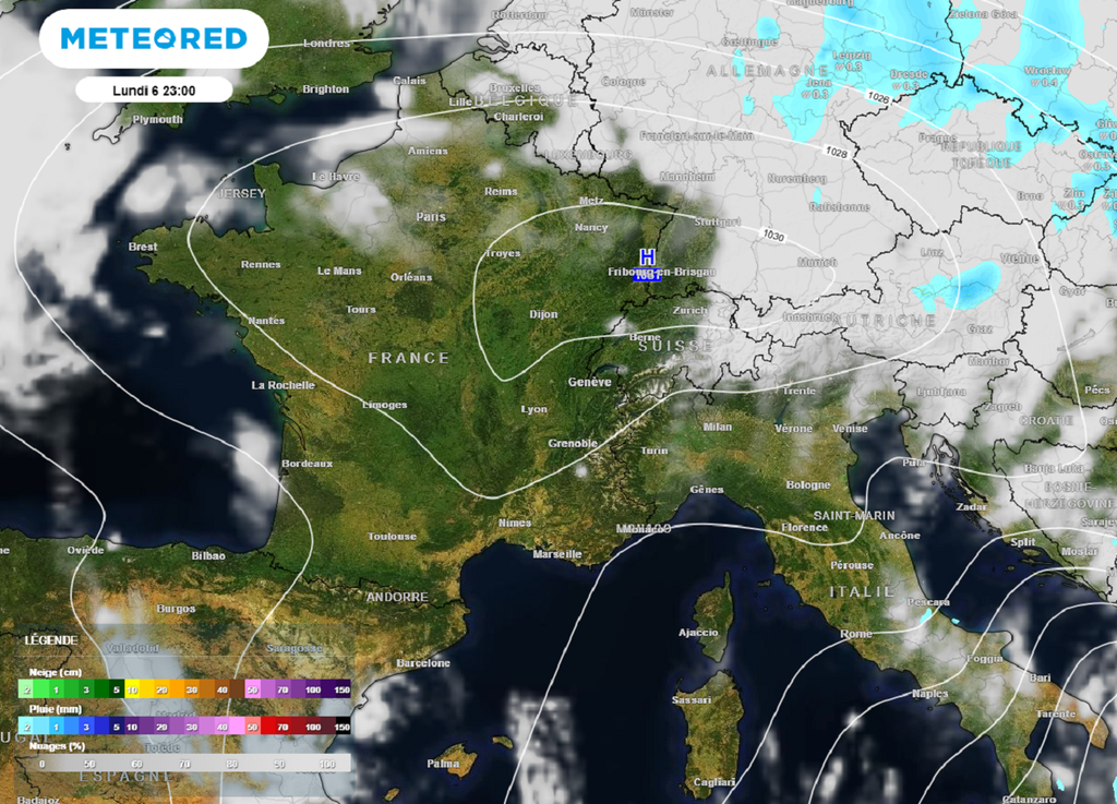 En début de semaine prochaine, les hautes pressions viendront se positionner sur la France. En début de semaine prochaine, les hautes pressions viendront se positionner sur la France.