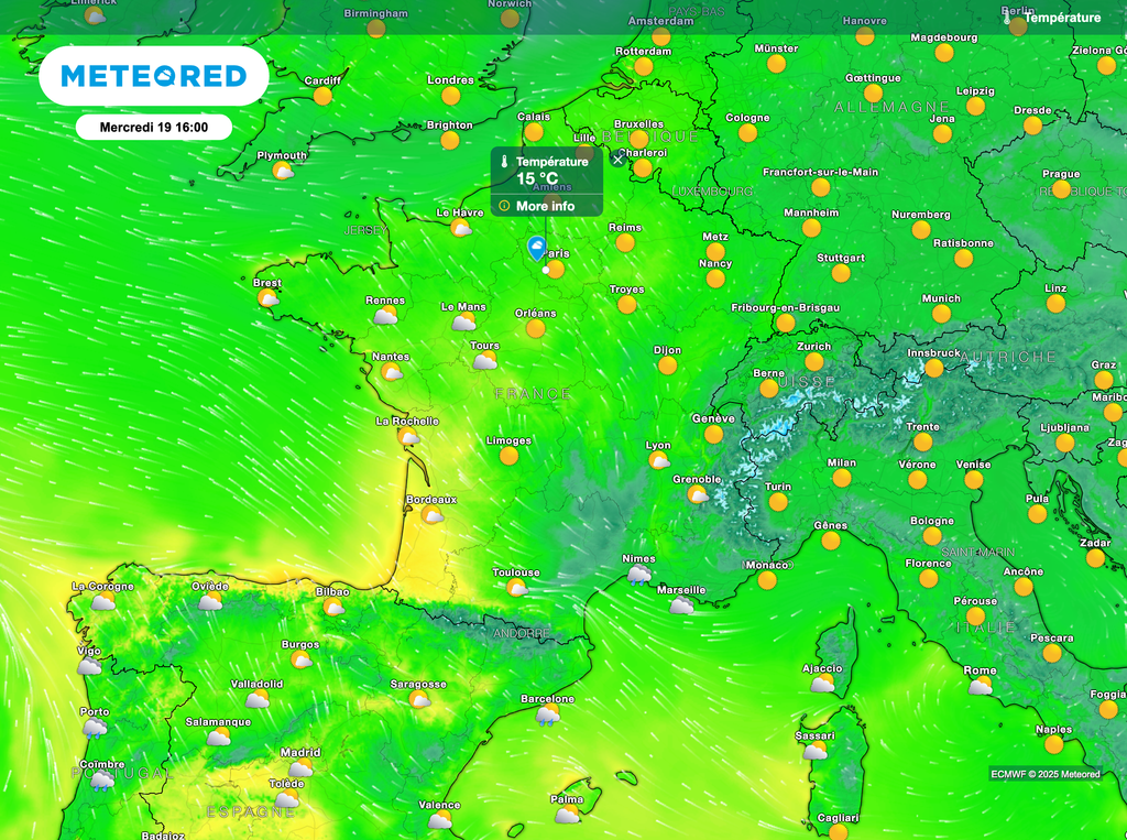 Douceur qui se fera de plus en plus ressentir au fil des jours de la semaine prochaine. Douceur qui se fera de plus en plus ressentir au fil des jours de la semaine prochaine.