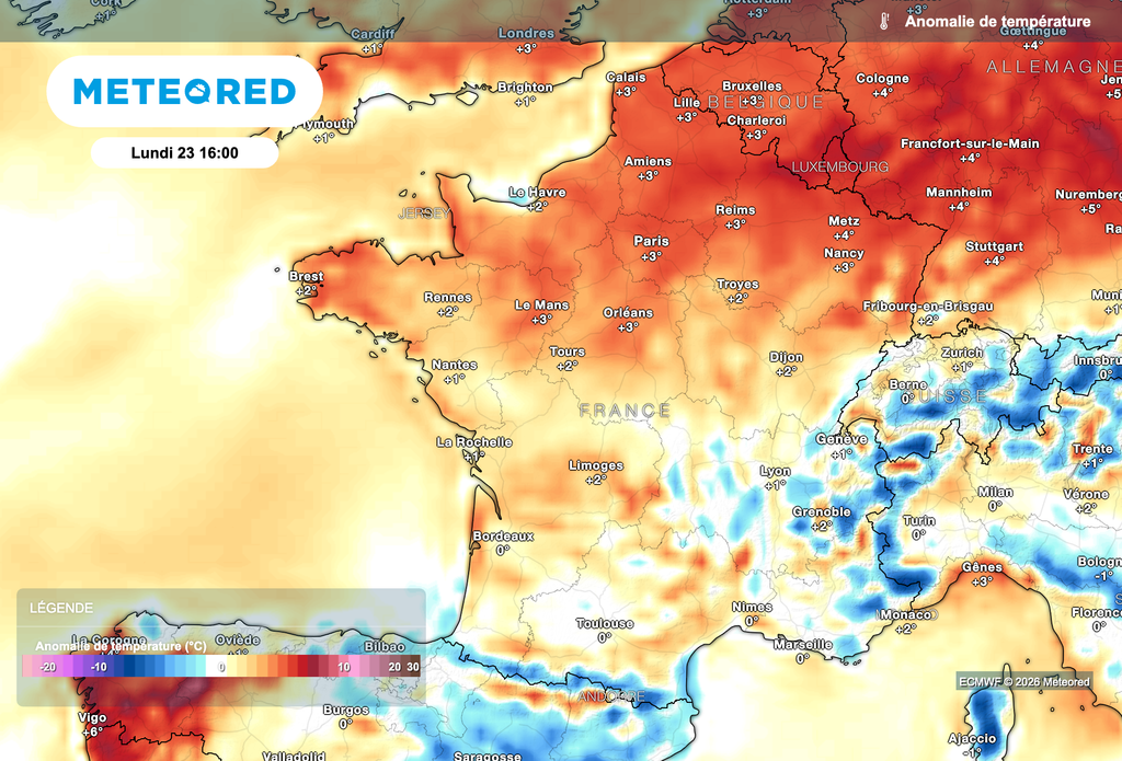 Douceur printanière en début de semaine prochaine !