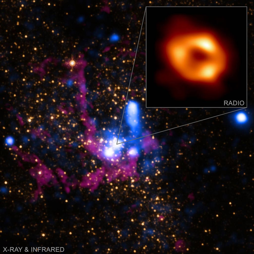 Revelada la primera imagen del agujero negro en nuestra galaxia