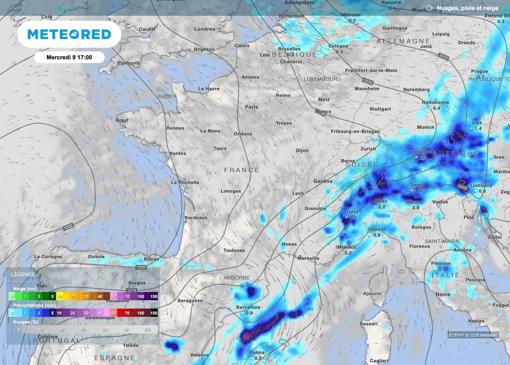 Une météo qui redevient déjà plus anticyclonique dès cet après-midi !