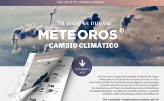 Revista Meteoros: Cambio Climático